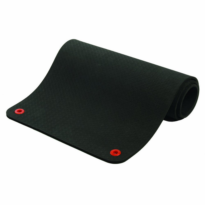 Hanging Exercise Mat, Fitness &amp; Yoga Mat for Group Fitness Classes, Commercial Grade Quality with Reinforced Holes, 56L x 23W x 5/8 Thick