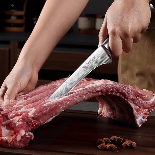 PAUDIN Boning Knife 6 Inch, Super Sharp Fillet Knife, G