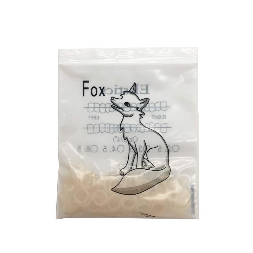 Dental Orthodontic Rubber Bands Orthodontic Elastic Orthodontic Supply (1/4, 3.5 Ozï¼â€°