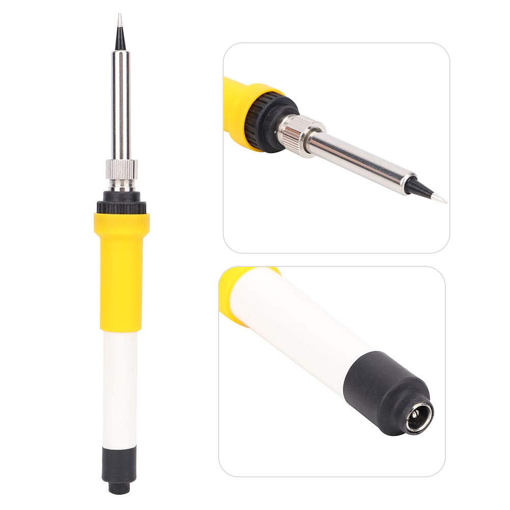 DC 12V 40W Soldering Iron Portable Car Crocodiles Clip Powered Electric Soldering Iron Builted-In Ceramic Heating Core for Circuit Board Welding, Home Appliance Repair,Computers, DIY