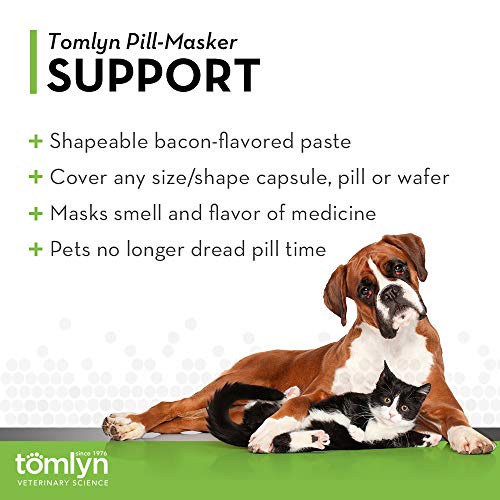 Pill-Masker Original Bacon-Flavored Paste for Dogs & Cats, 4oz