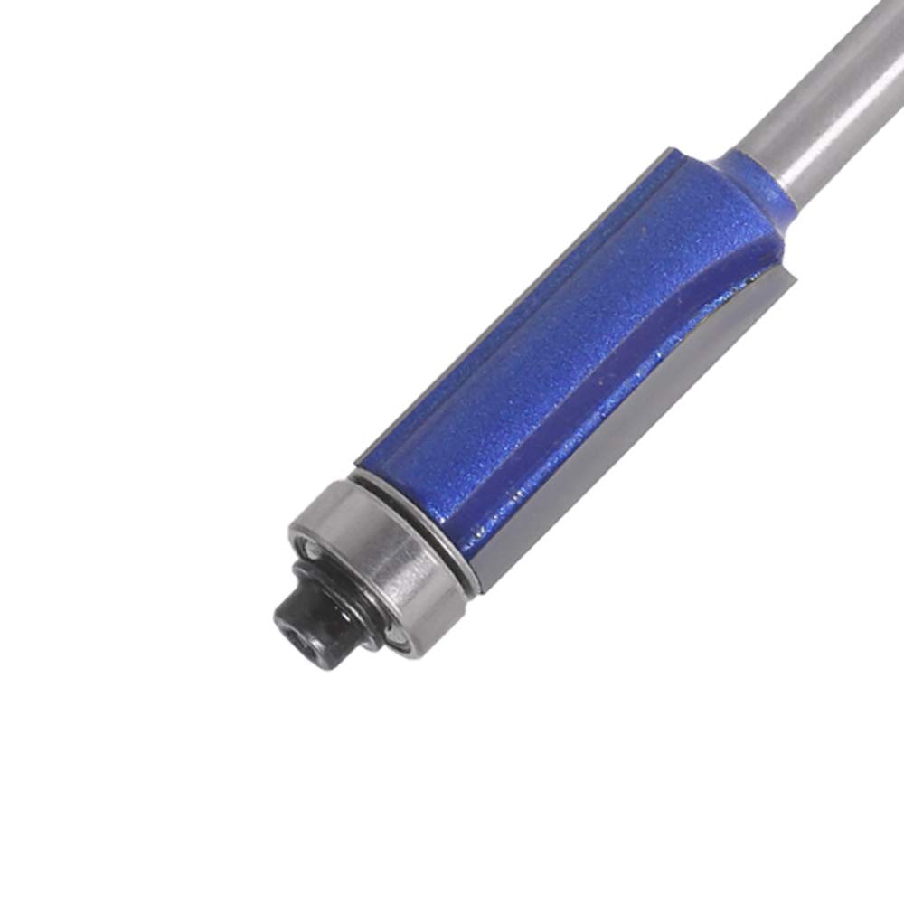 4PCS Flush Trim Router Bit Set 1/4 Inch Shank Top Bearing Flush Trim Router Bit