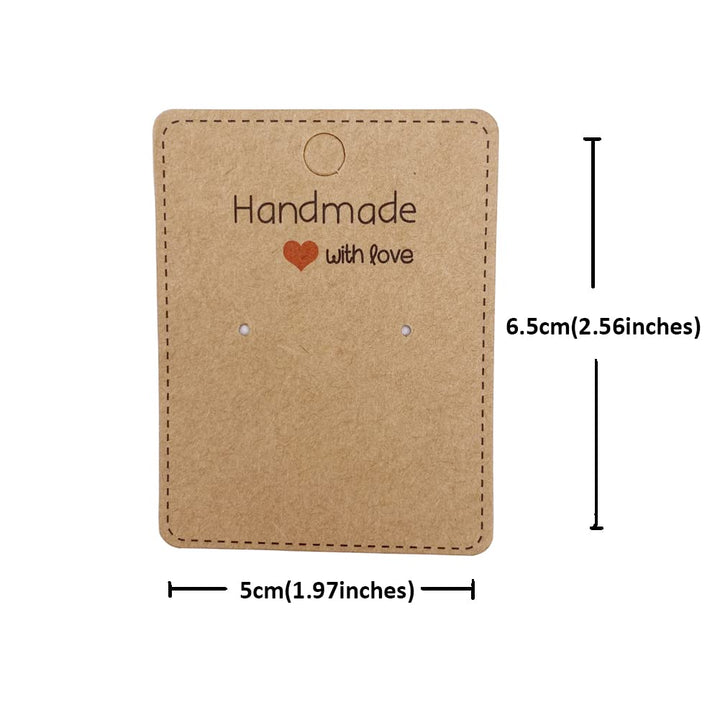 150 Pack Earring Cards for Jewelry Packaging DIY Earrings Holder Display Card with Bag for Studs Selling