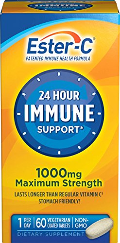 Ester-C Vitamin C, 1000 mg, 60 Coated Tablets (Pack of 