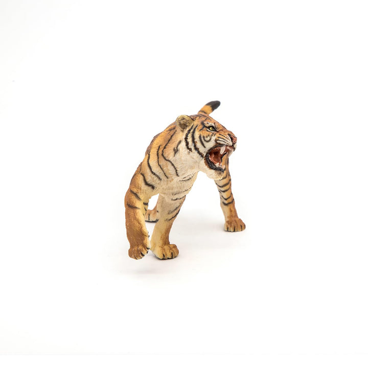 -Hand-Painted - Figurine -Wild Animal Kingdom - Roaring Tiger -50182 -Collectible - for Children - Suitable for Boys and Girls- from 3 Years Old