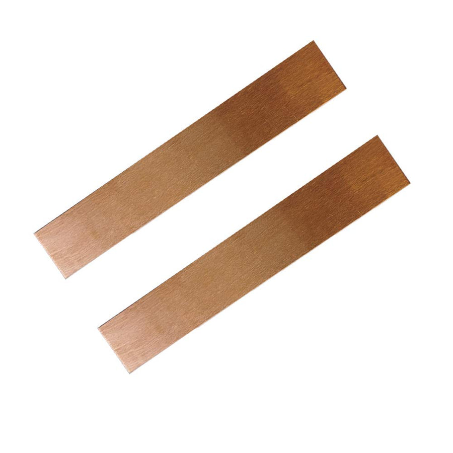 Pure Copper Anode Sheet 2Pcs 99.95% Purity Copper Elect