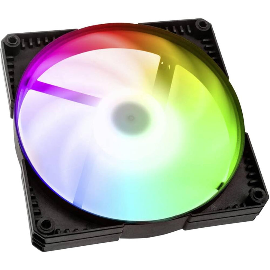 (PH-F140SK_DRGB_PWM) SK140 DRGB PWM Fan, 140mm Fan, high Airflow Nine-Blade Design, DRGB Lighting, Rubber dampening washers - Black