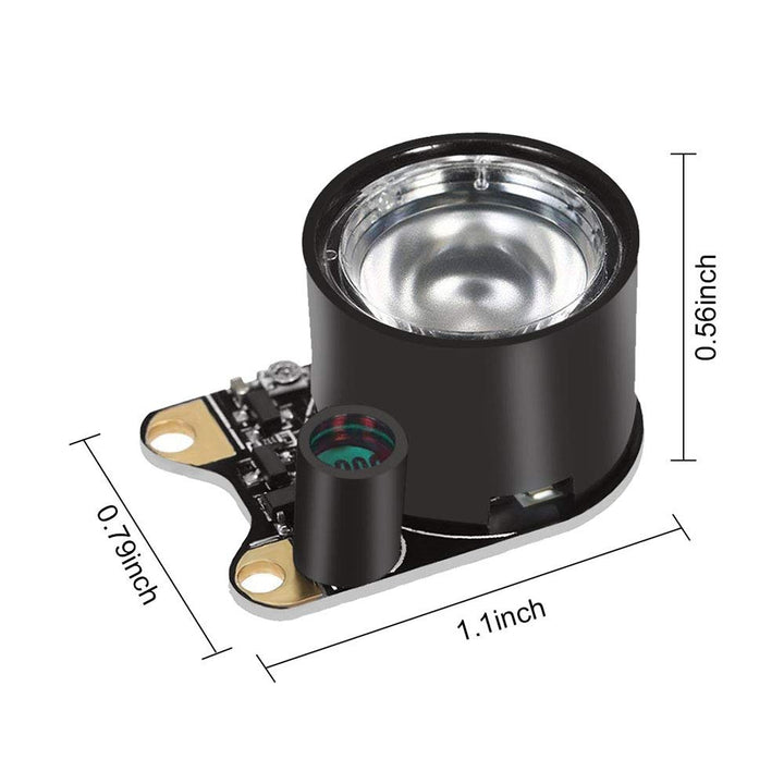 2 Pcs Infrared LED Light Board Module for Raspberry Pi Camera Night Vision, 3W 850 IR High Power Night Vision Infrared Illuminator with Adjustable Resistor for Raspberry Pi Camera