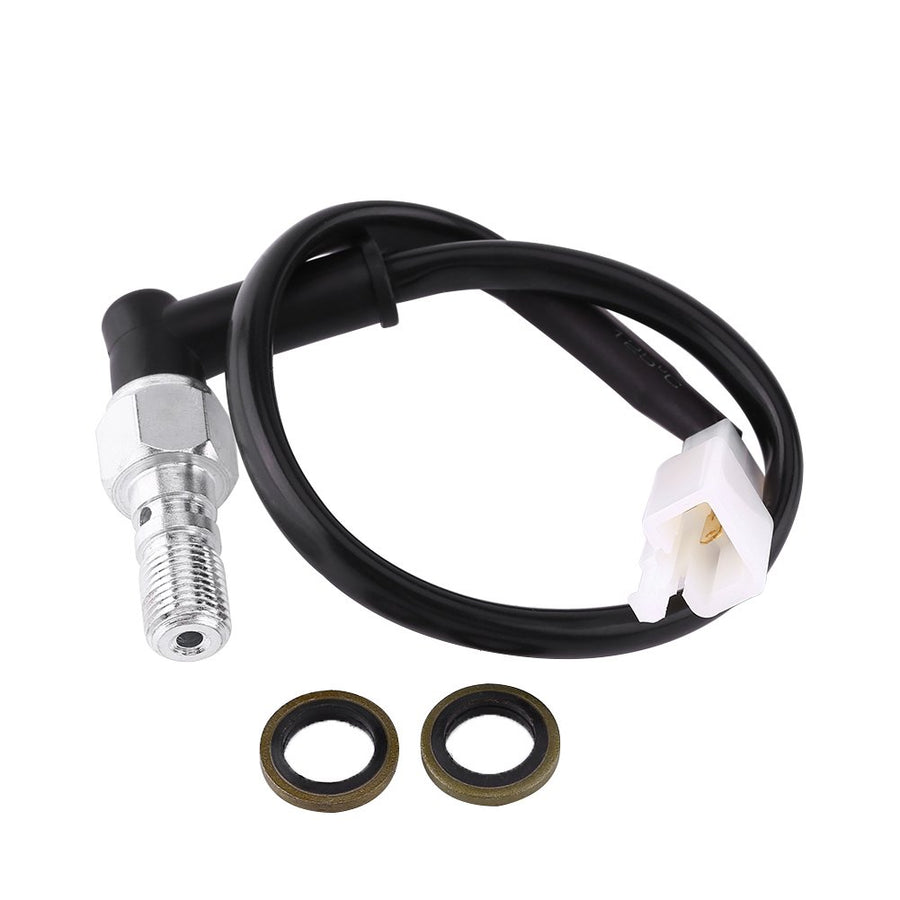 Hydraulic Brake Light Switch Banjo Bolt Pressure Rear Light Switch Hollow Universal for Motorcycles