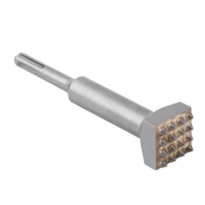SDS Plus Bushing Tool 16 Tips, 6&#39;&#39; X 1-1/4&#39;&#39; Square Head Concrete Roughness Coating Remove Bushing Bit for Rotary Hammer, Chisel Drill Bit for Masonry, Brick Wall