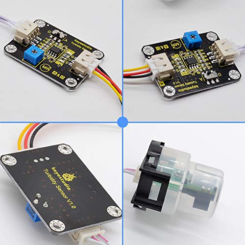 Turbidity Sensor Module V1 for Arduino,Water Quality Monitor Particles Water/Liquid Turbidity Level Tester