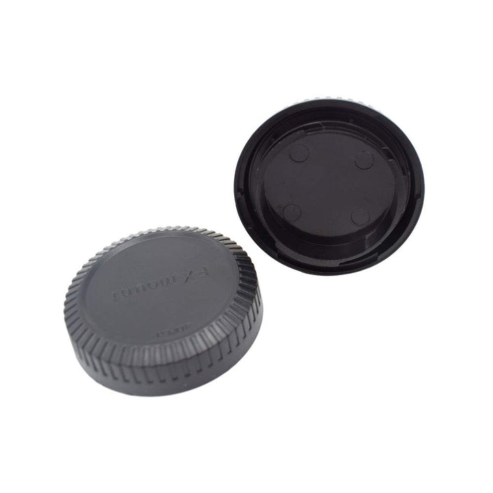 Fuji X Front Body Cap &amp; Rear Lens Cap Cover for Fujifilm X-T5 X-T4 X-T3 X-T1 X-T2 X-S10 X-T30 X-T20 X-T10 X-H2 X-H2S X-H1 X-T200 X-T100 X-PRO3 More Fujinon X Mount Camera &amp; Lens Accessory