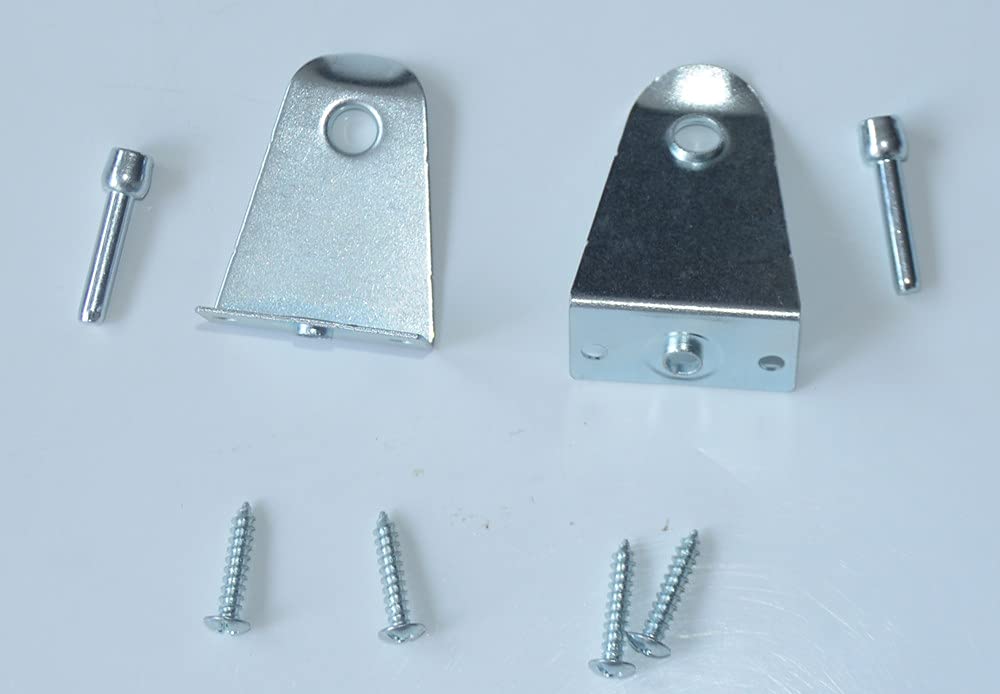 4pcs Hold Down Brackets with Install scews Metal Blinds Down Clips Blinds Down Holder Replacements for Horizontal Blinds and Windows Shades