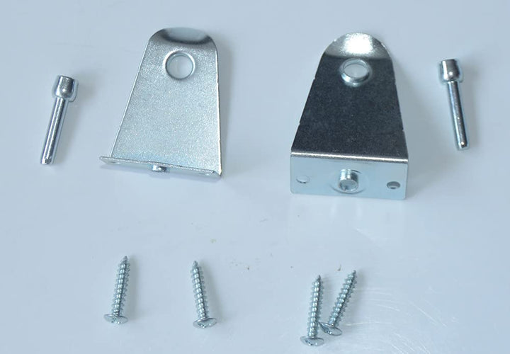 4pcs Hold Down Brackets with Install scews Metal Blinds Down Clips Blinds Down Holder Replacements for Horizontal Blinds and Windows Shades