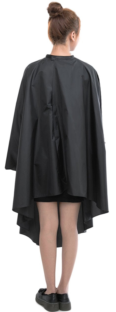 Salon Client Hair Cutting Cape Gown, Professional Barber Haircut Cape with Sleeves