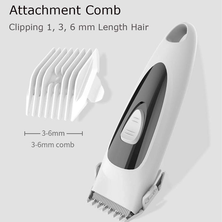 ENSSU Cordless Hair Clipper for Mens, Electric Quiet Men Hair Trimmer with Two Speeds Shifting, USB Rechargeable Waterproof Barber Hair Cutting Kit for Family Use