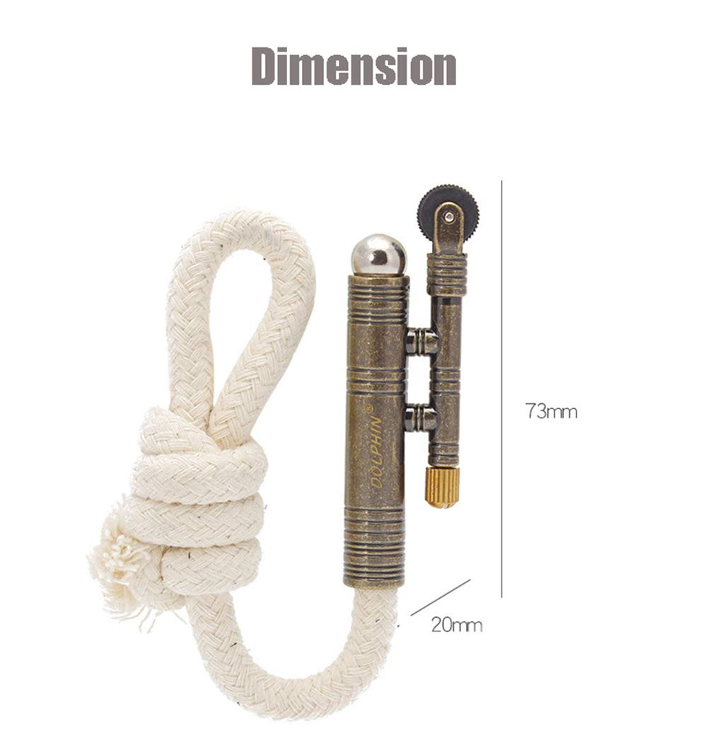 Vintage Lighter Retro Trench Rattlesnake Rope Velvet Me