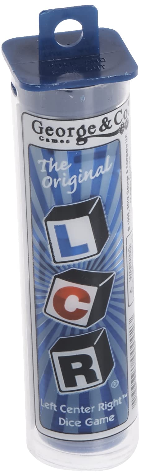 Left Right Center Dice Game White