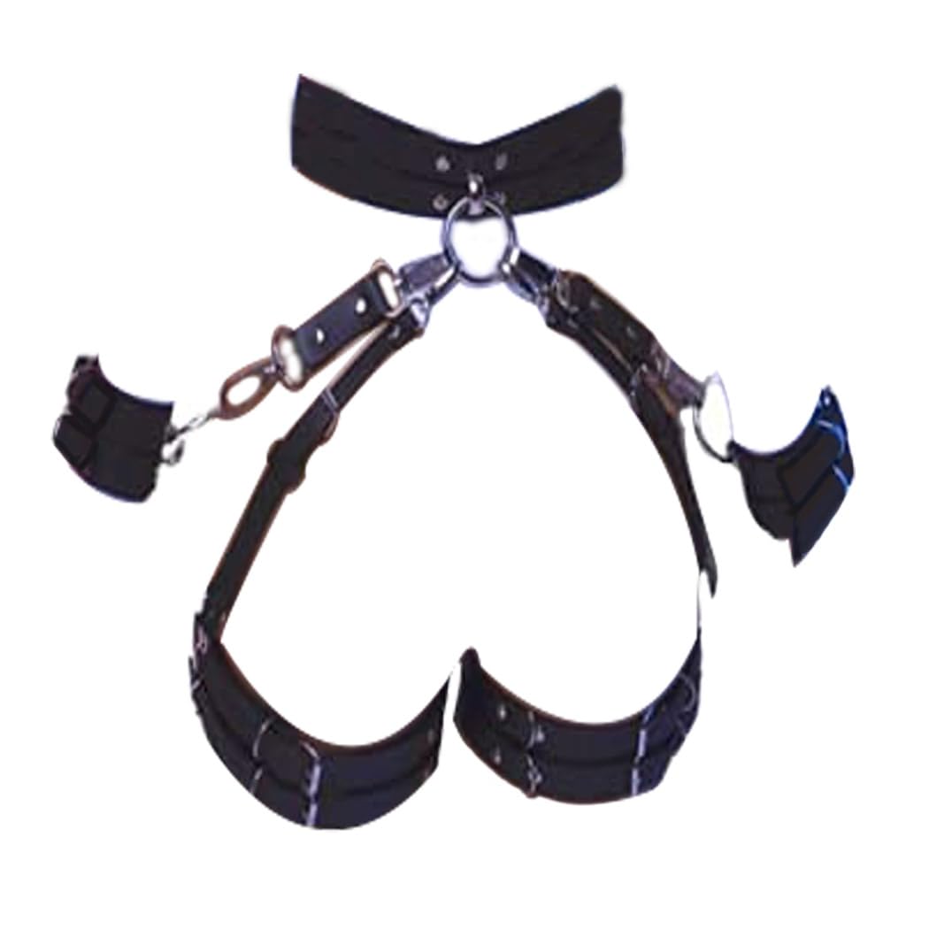 Abien Punk Body Chain Sexy Leather Leg Chains Belt Harness Thigh Chain Rave Party Nightclub Body Accessories for Women Black