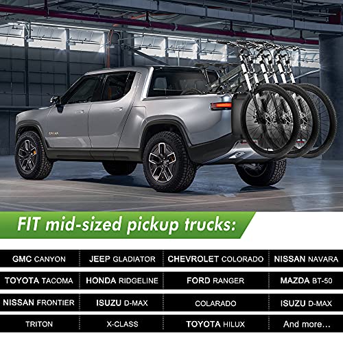 Tailgate Bike Pads for Pickup Truck Tailgate with Secure Bike Frame Straps, Tailgate Protection Pad for Bike and Truck (Classic)