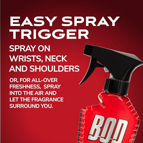 BOD Man Fragrance Body Spray, Most Wanted, 8 fl oz