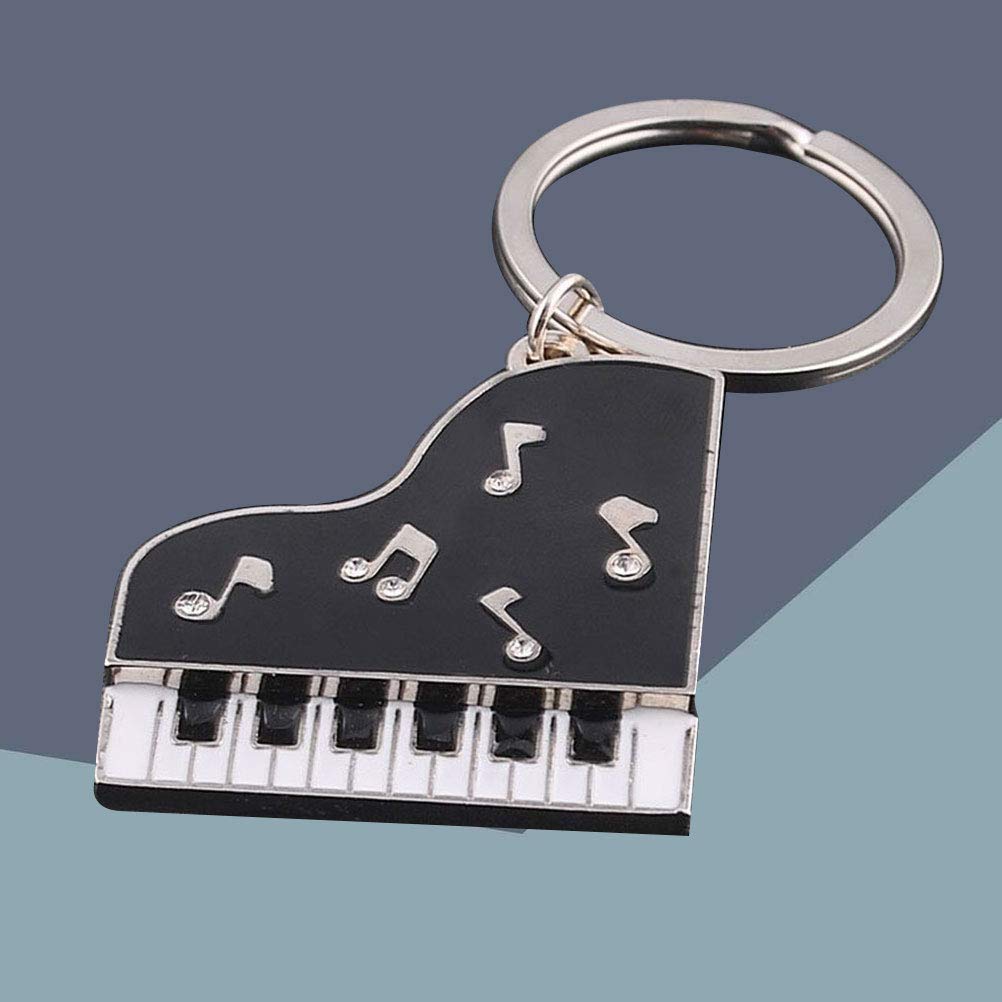 VOSAREA Piano Keyring Keychain Metal Cool Car Keyring P