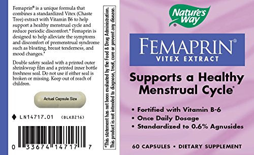 Nature&#39;s Way Femaprin, Vitex Extract, Menstrual