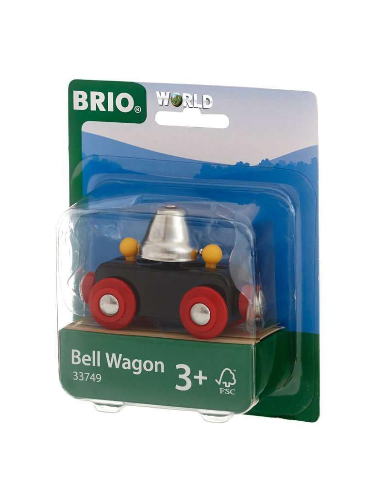 Brio World - 33749 Bell Wagon - Interactive Train Toy f