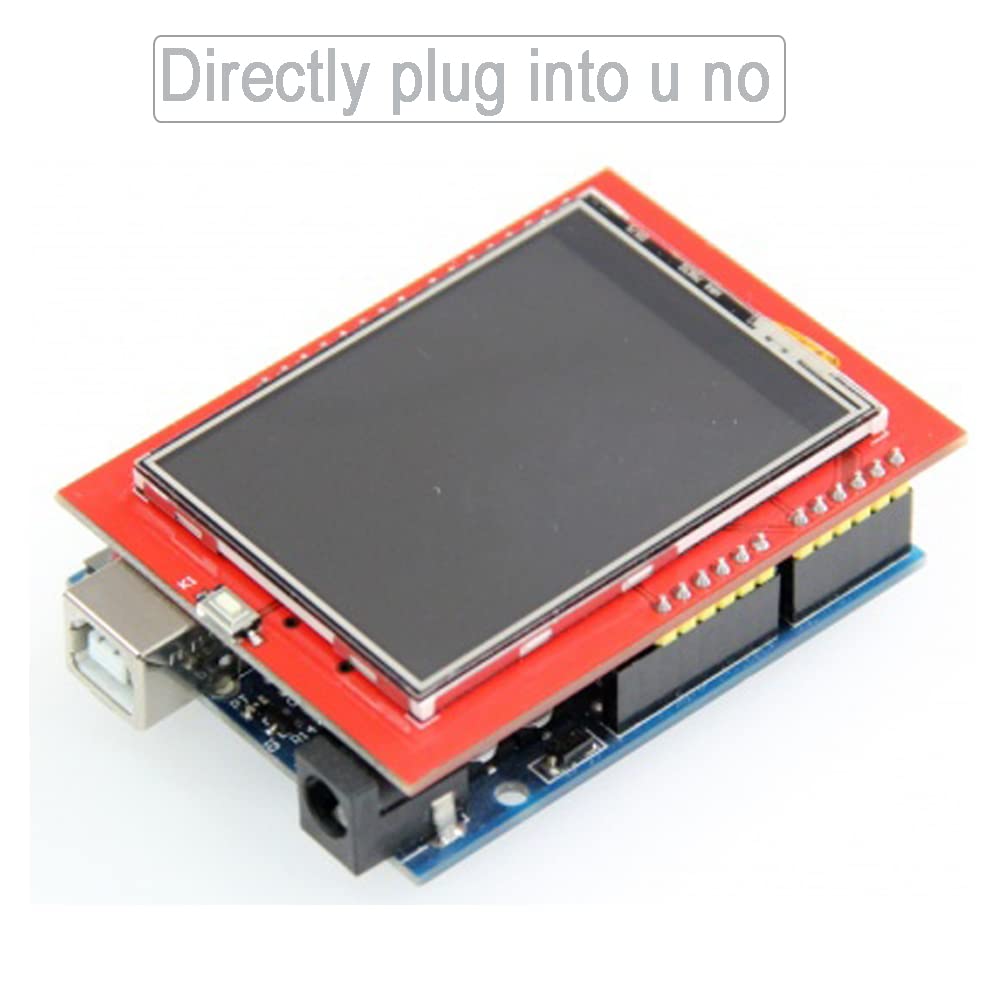 2.4 inch TFT LCD Display Module ILI9341 Resistive Touchscreen 5V/3.3V 8-bit Parallel Interface w/SD Card Slot for Arduino U NO Mega-2560