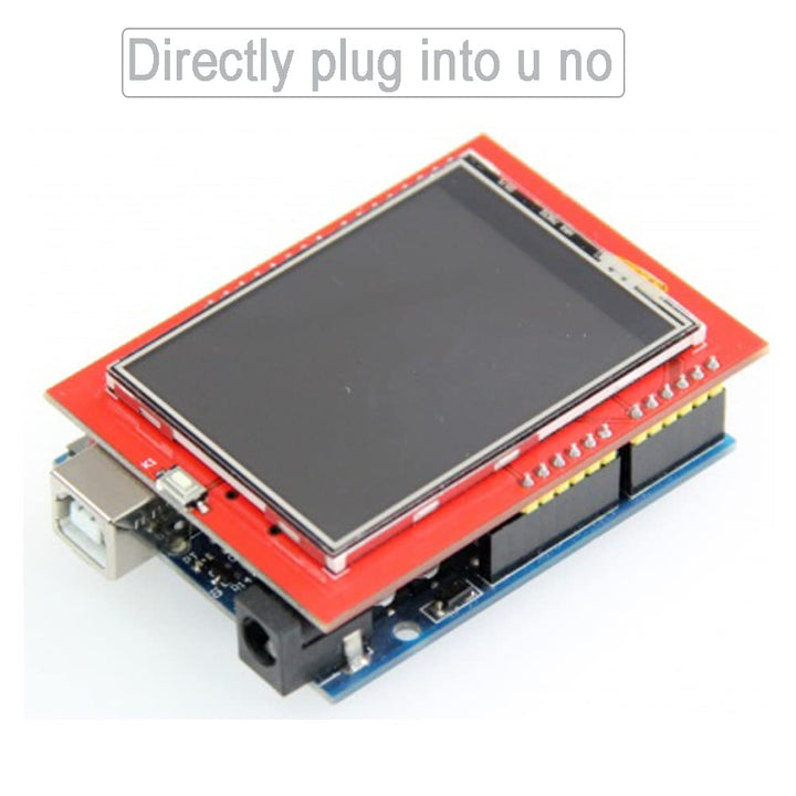 2.4 inch TFT LCD Display Module ILI9341 Resistive Touchscreen 5V/3.3V 8-bit Parallel Interface w/SD Card Slot for Arduino U NO Mega-2560