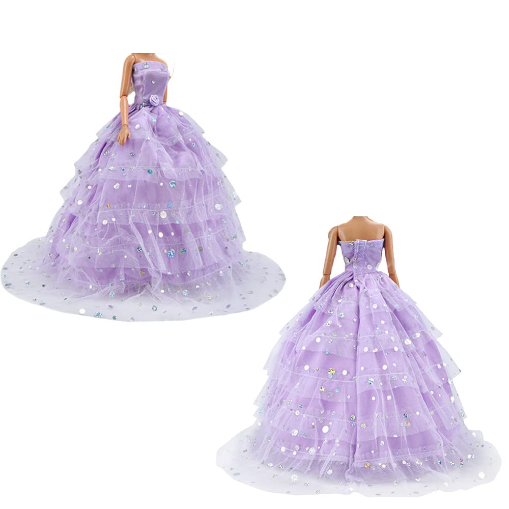 E-TING 2 pcs Beautiful Bride Clothing Party Ball Dresse