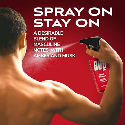 BOD Man Fragrance Body Spray, Most Wanted, 8 fl oz