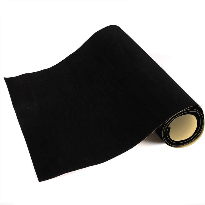 2PCS Self Adhesive Felt Sheets, DIY Felt Adhesive Sheet for Art &amp; Crafts, Peel and Stick Felt for Drawer/Jewelry Box Felt Liner, Solid Color Felt Wallpaper (14.6 x 39.4, Black)