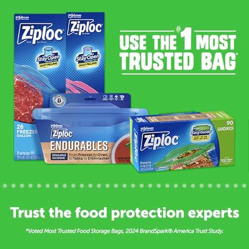 ® Brand Sandwich Bags - 5.88 Width x 6.50 Length - Clear - 90/Box - 90 Per Box - Sandwich, Food