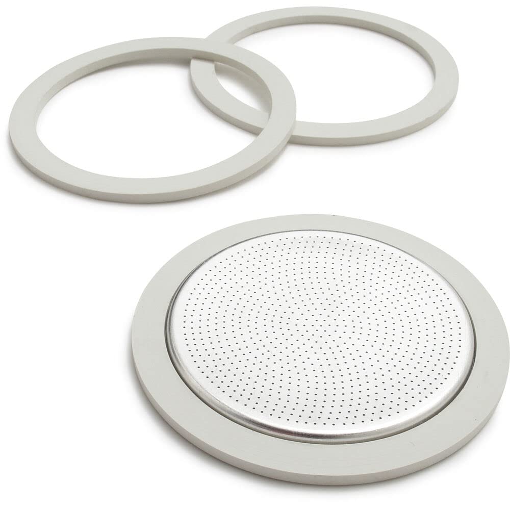 Bialetti Replacement Gaskets and Filter For 9 Cup Stove