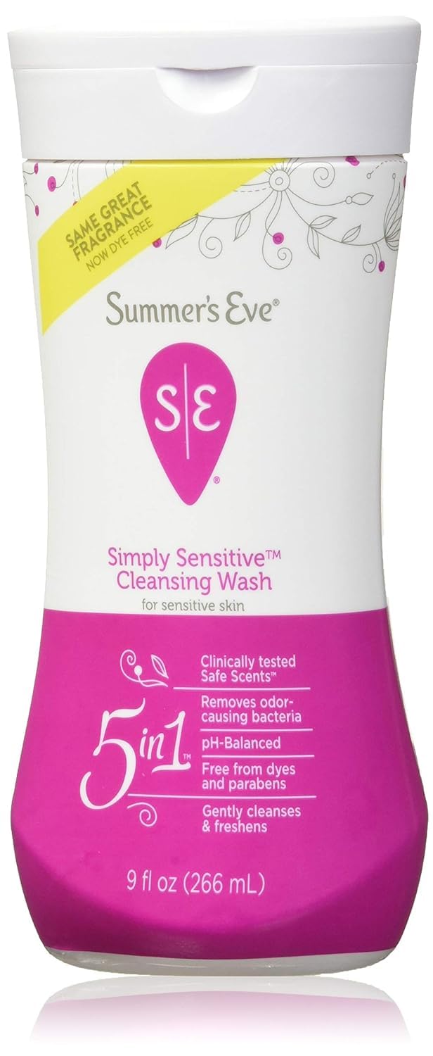 Feminine Wash for Sensitive Skin By Summers Eve, 9 Ounce