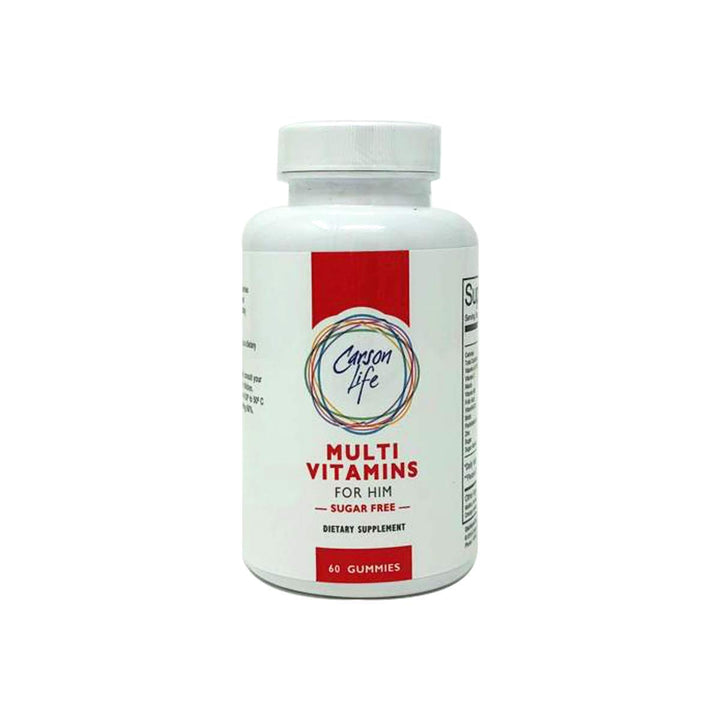 Carson Life Men’s Multivitamin Gummies by Julian Gil - 60 Chewable Gummies - Boost Immune System - Sugar Free, Gluten Free Dietary Supplement - Fruit Flavored - Made in The USA (60 Gummies)