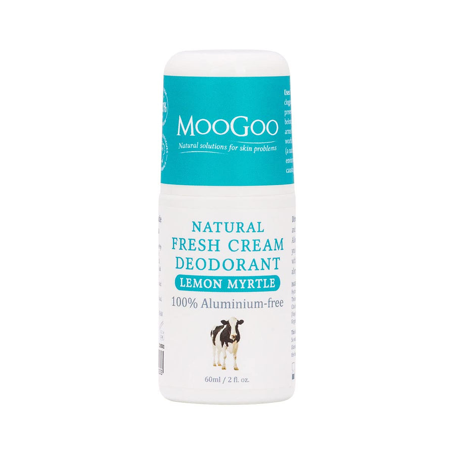 Natural Deodorant Lemon Myrtle - Non-Irritating, Bicarb & Aluminium-Free Roll-On, Odor Control for Adults & Kids
