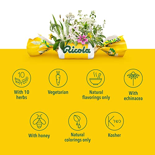 Ricola Honey Lemon w/Echinacea Herbal Cough Suppressant