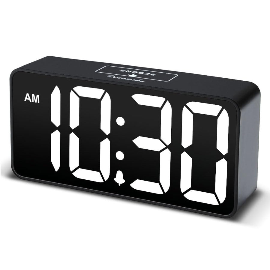 DreamSky Small Digital Alarm Clock for Bederoom, Large 