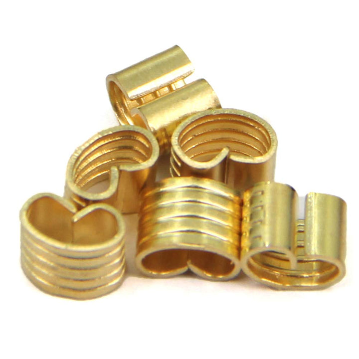 10pcs Copper Buckle,Wire Cable Connector, Wire Cable Terminal Lightweight Compact Terminal Accessory for 3D Printer Parts (Copper Buckle)