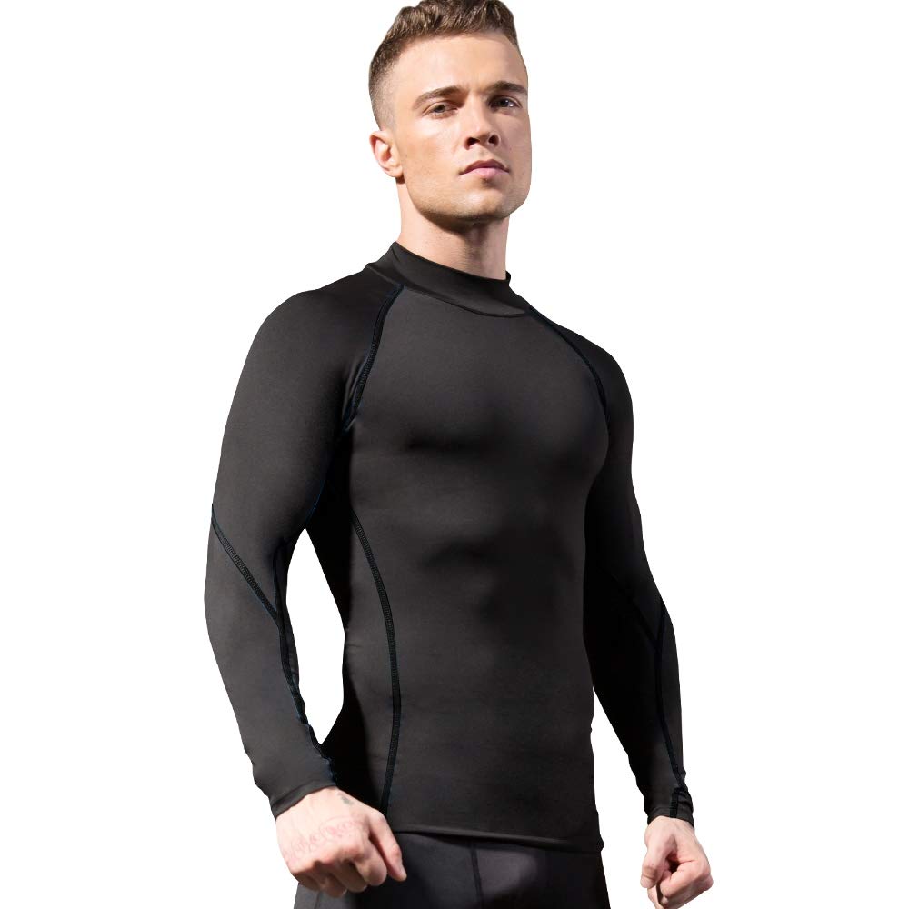 Men's Compression Shirts Long Sleeve Athletic Worko