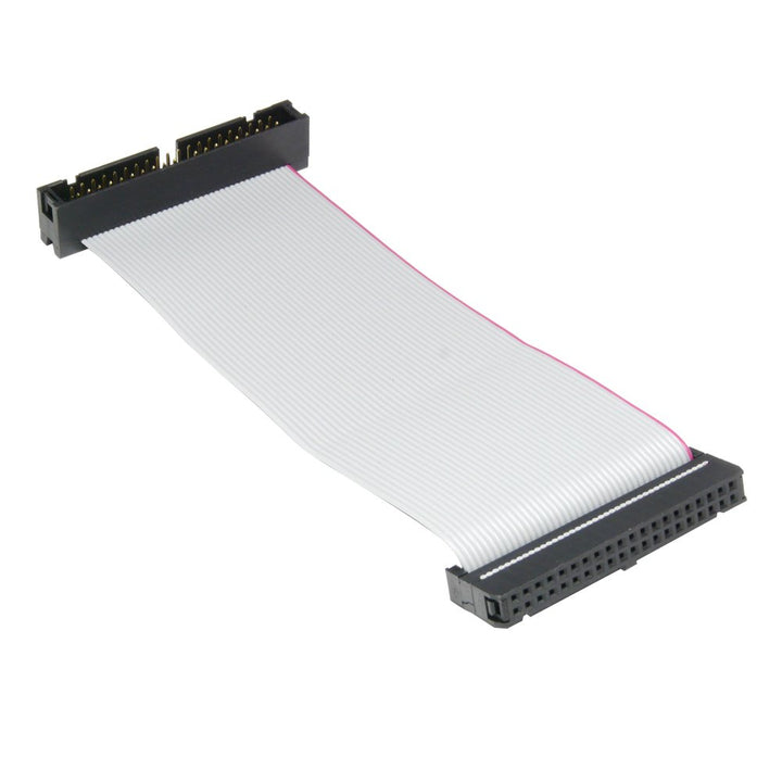 IDE 40-Pin Male to Female Hard Drive Extension Cable 6 inch Flat Ribbon Cord for 3.5 PATA HDD (39 Pin + 1x Empty)