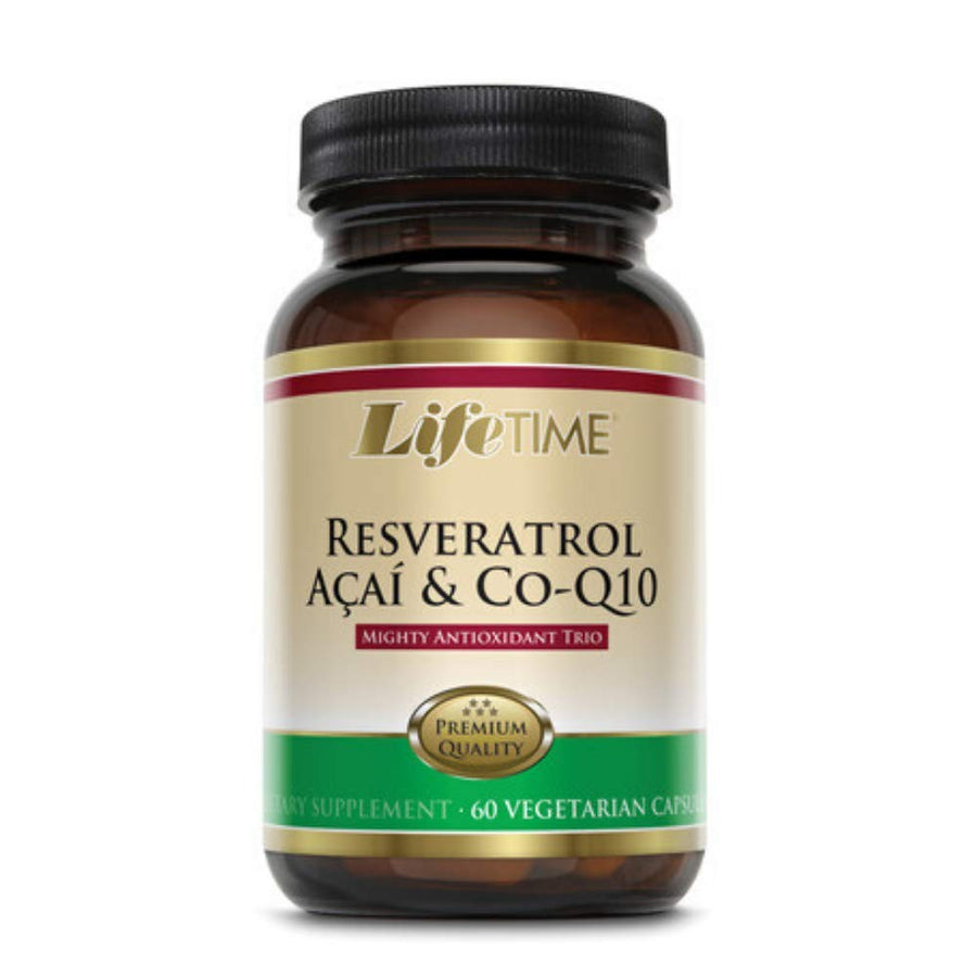 LIFETIME Resveratrol, Acai & CoQ10, Veg Cap (Btl-Gl