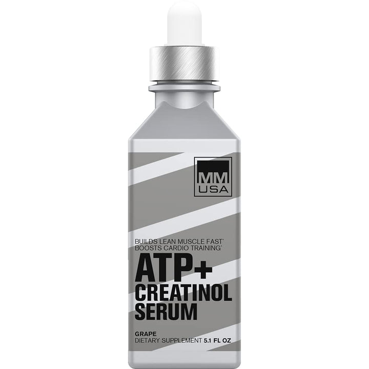 ATP+: Men&#39;s Creatine Serum. Maximize Workouts with Enhanced Energy. Boost Muscle, Strength &amp; Recovery. Rich in Amino Acids &amp; Vitamins. With Joint Support. Top Pre-Workout Solution. 5.1 Fl Oz