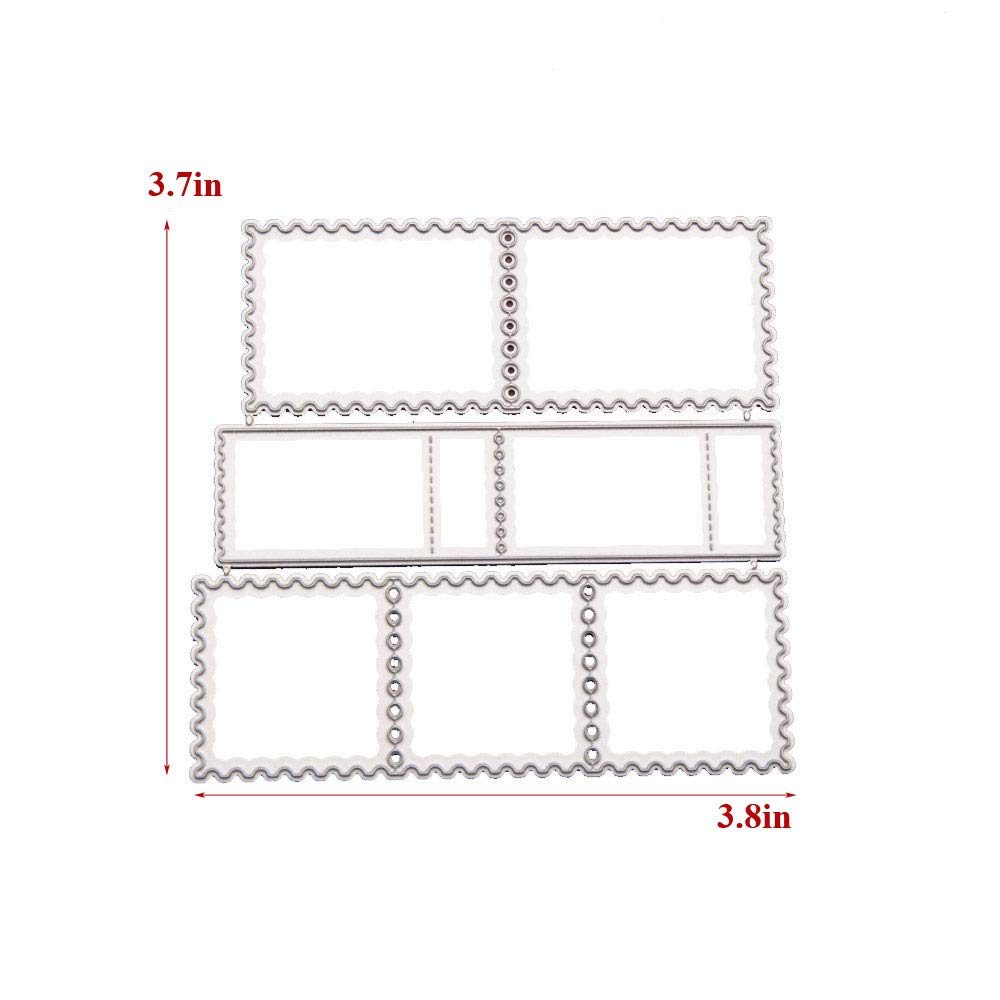 Rectangle Square Stamps Frame Metal Cutting Dies for Card Making and Scrapbooking Paper Crafts Die Cuts
