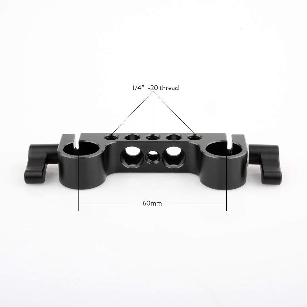 NICEYRIG 15mm Rod Clamp with 1/4-20 Standard Thread for