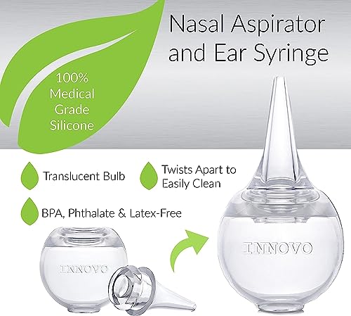 Innovo Hospital Grade Silicone Twister Bulb Baby Ear Sy