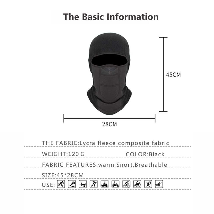 FSIGOM Windproof Balaclava Face Ski Mask,Winter Hat Out