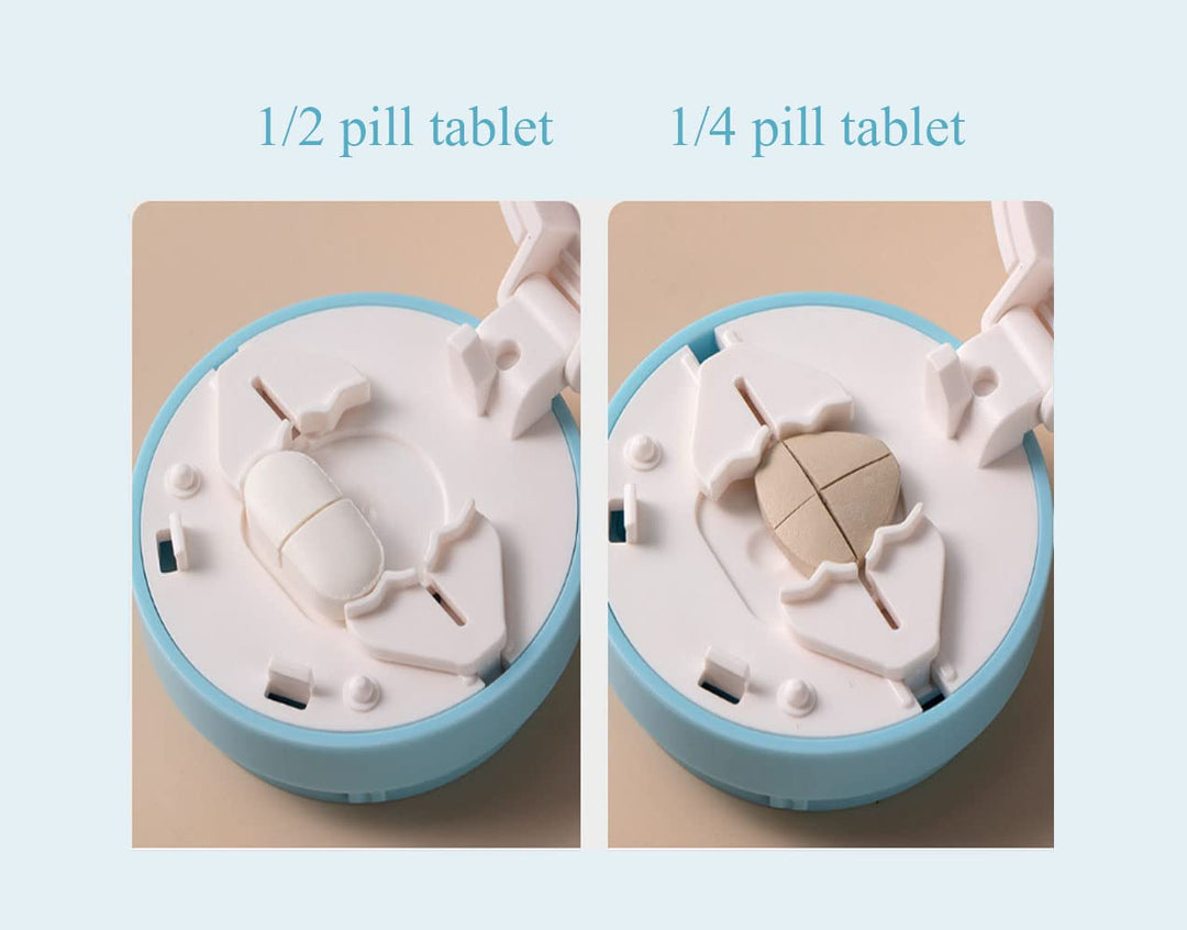 Pill Cutter, 1/4 Divider, 1/2 Divider Sturdy Tablet Cut